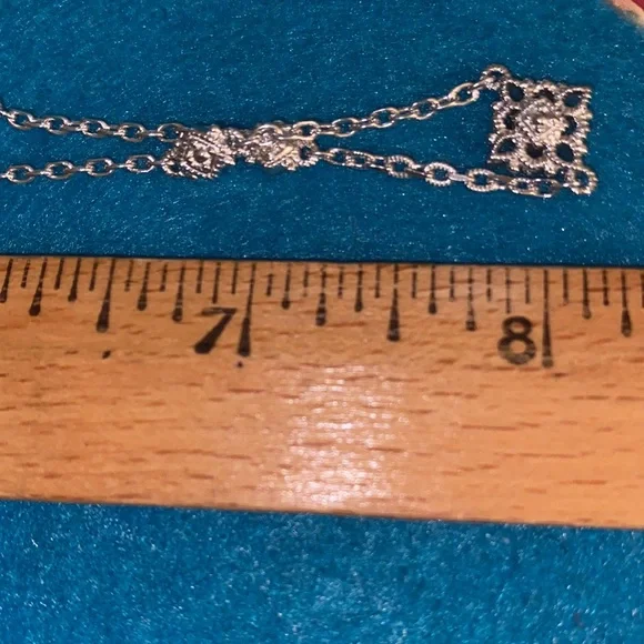 Judith Ripka La petite station chain necklace